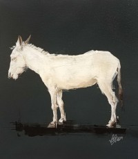 Khalid Khan-Kaay, 18 x 21 Inch, Acrylic on Canvas, Figurative Painting, AC-KHKN-074